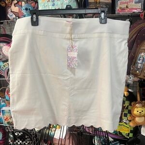 NWT Stella Parker Women’s XL White Tennis Skort